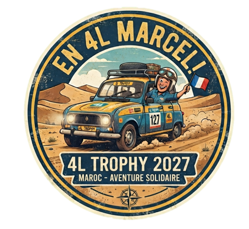 Logo En 4L Marcel — 4L Trophy 2027
